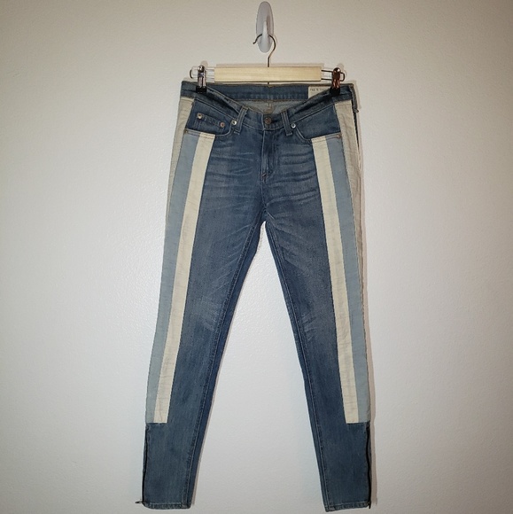 Rag & Bone the Skinny Racer Relay Jeans sz. 26 - Picture 2 of 5